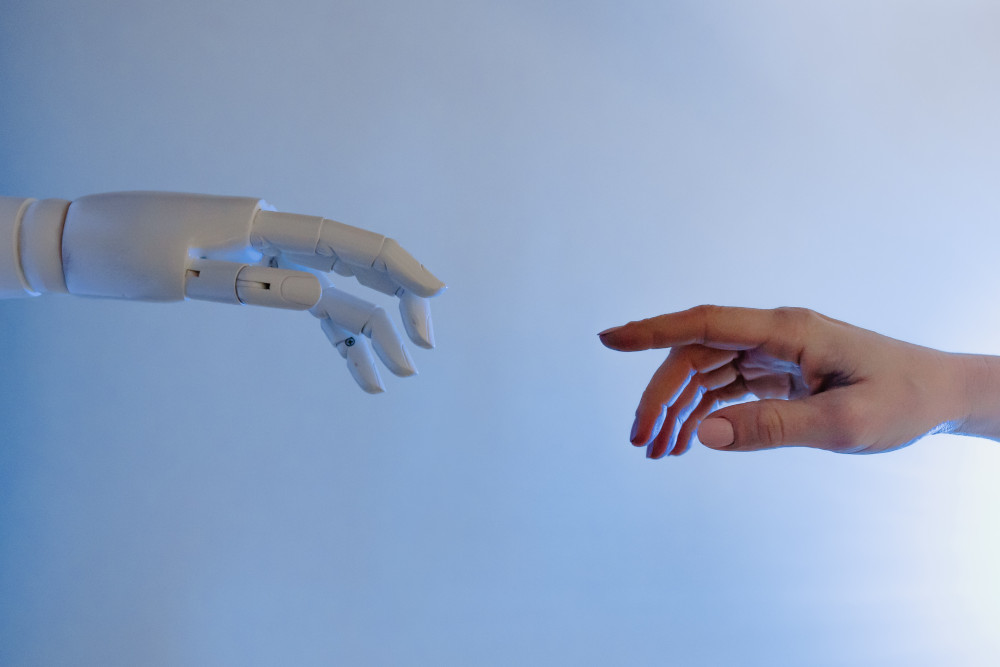 Robot hand meets human hand