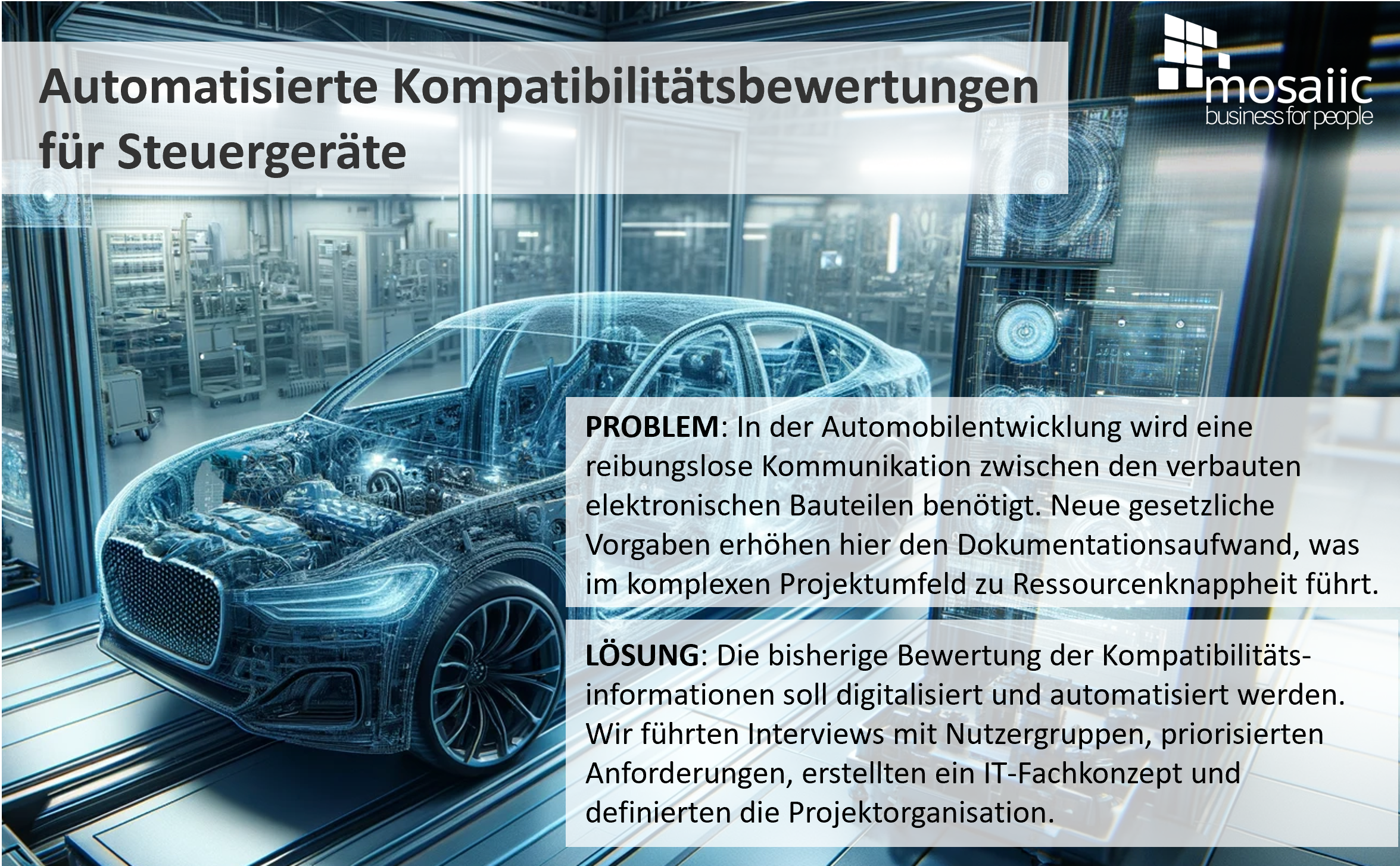 Projektreferenz Kompatibilitätsbewertung